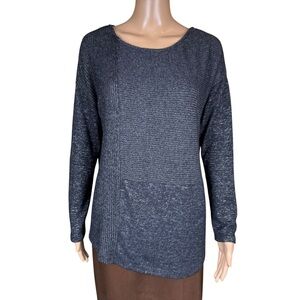 Tempted Hearts Los Angeles Grey Long Sleeve Sweater Size L